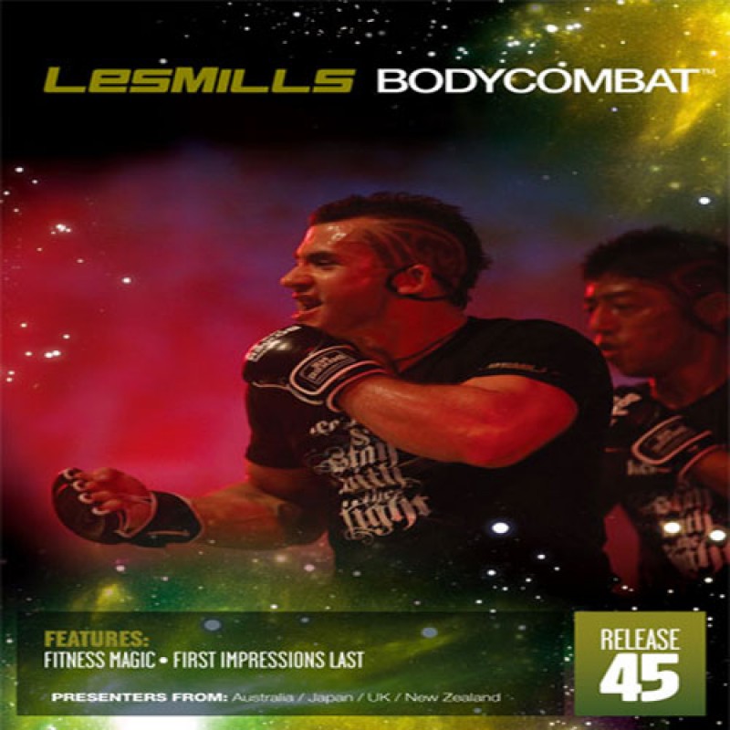 BODYCOMBAT 45 DVD, CD,& Choreo Notes body combat 45